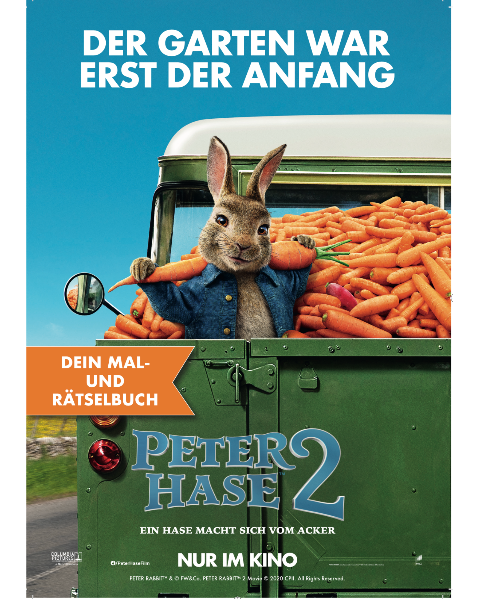 Peter Hase 2 Malbuch